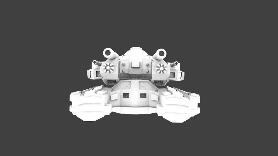 ALIEN VX-277 Low-poly 3D model_4