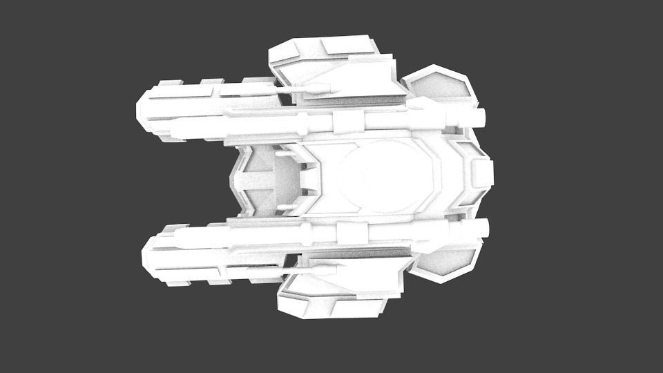 ALIEN VX-277 Low-poly 3D model_2