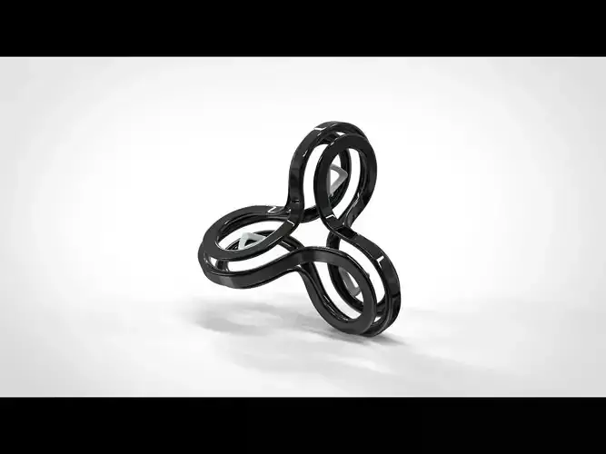 Triloop trinity ring 3D model