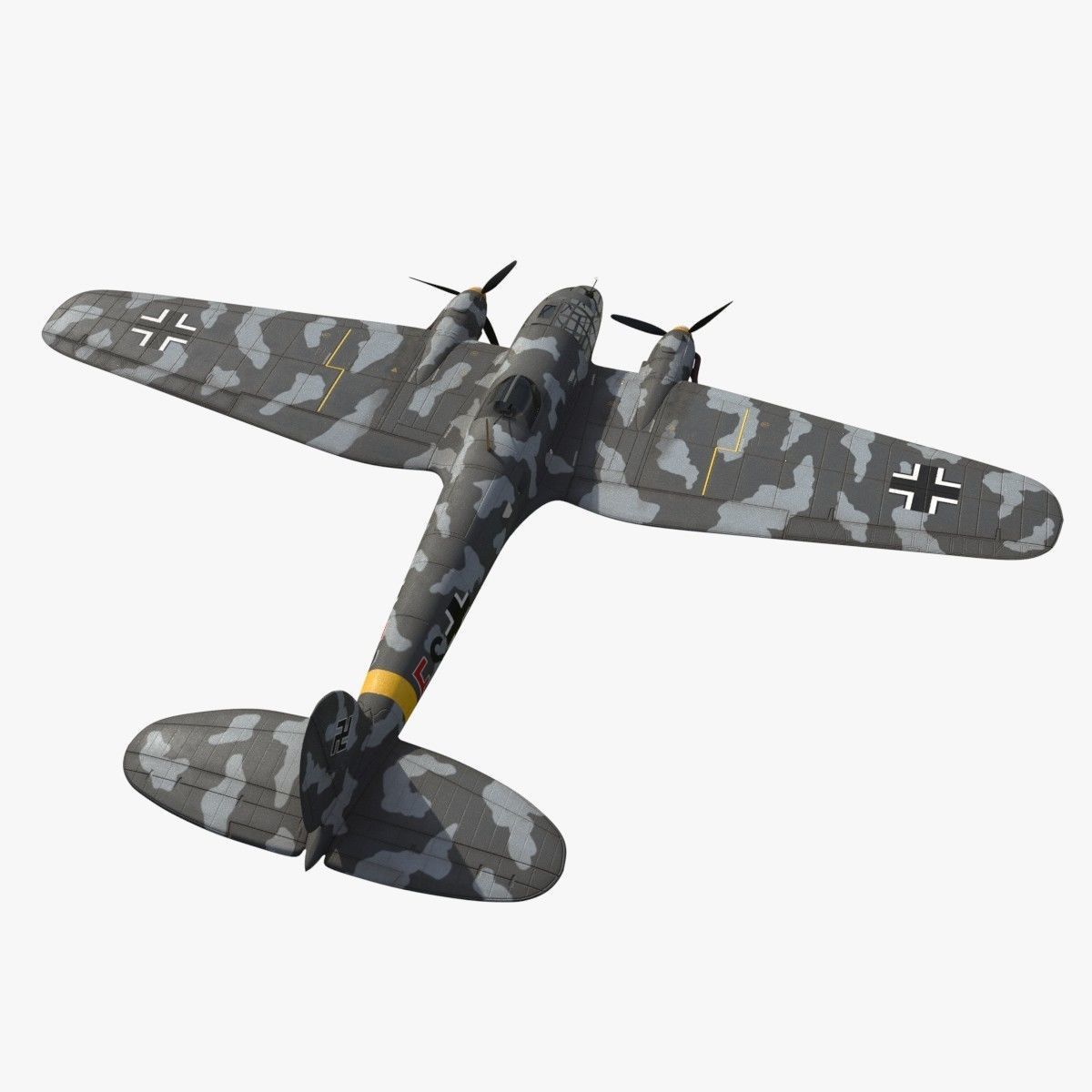 Heinkel He 111 - Norway Collection Low-poly 3D model_15