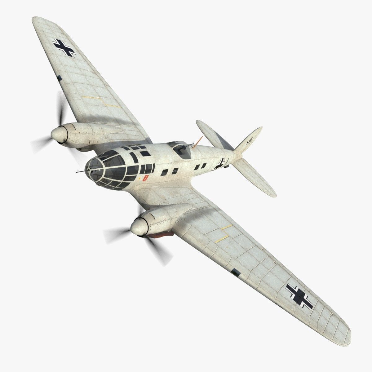 Heinkel He 111 - Norway Collection Low-poly 3D model_1