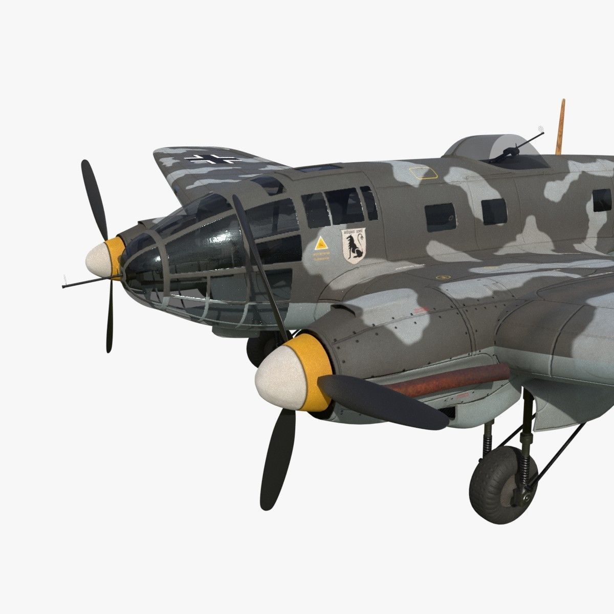 Heinkel He 111 - Norway Collection Low-poly 3D model_20