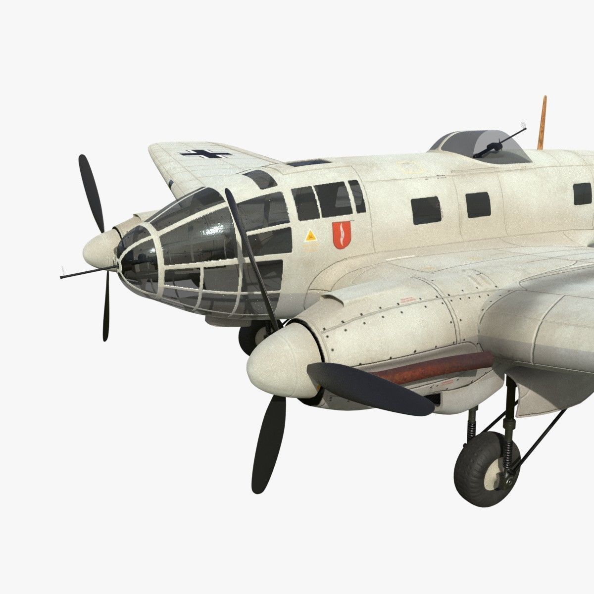 Heinkel He 111 - Norway Collection Low-poly 3D model_10