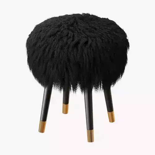 Mongolian lamb stool 3D model