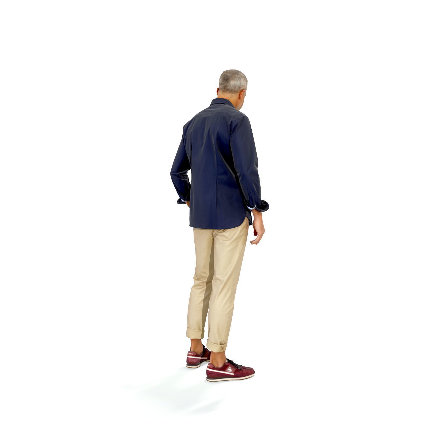 Standing Smiling Casual Man  CMan0337-HD2-O01P01-S 3D Model 3D model_32