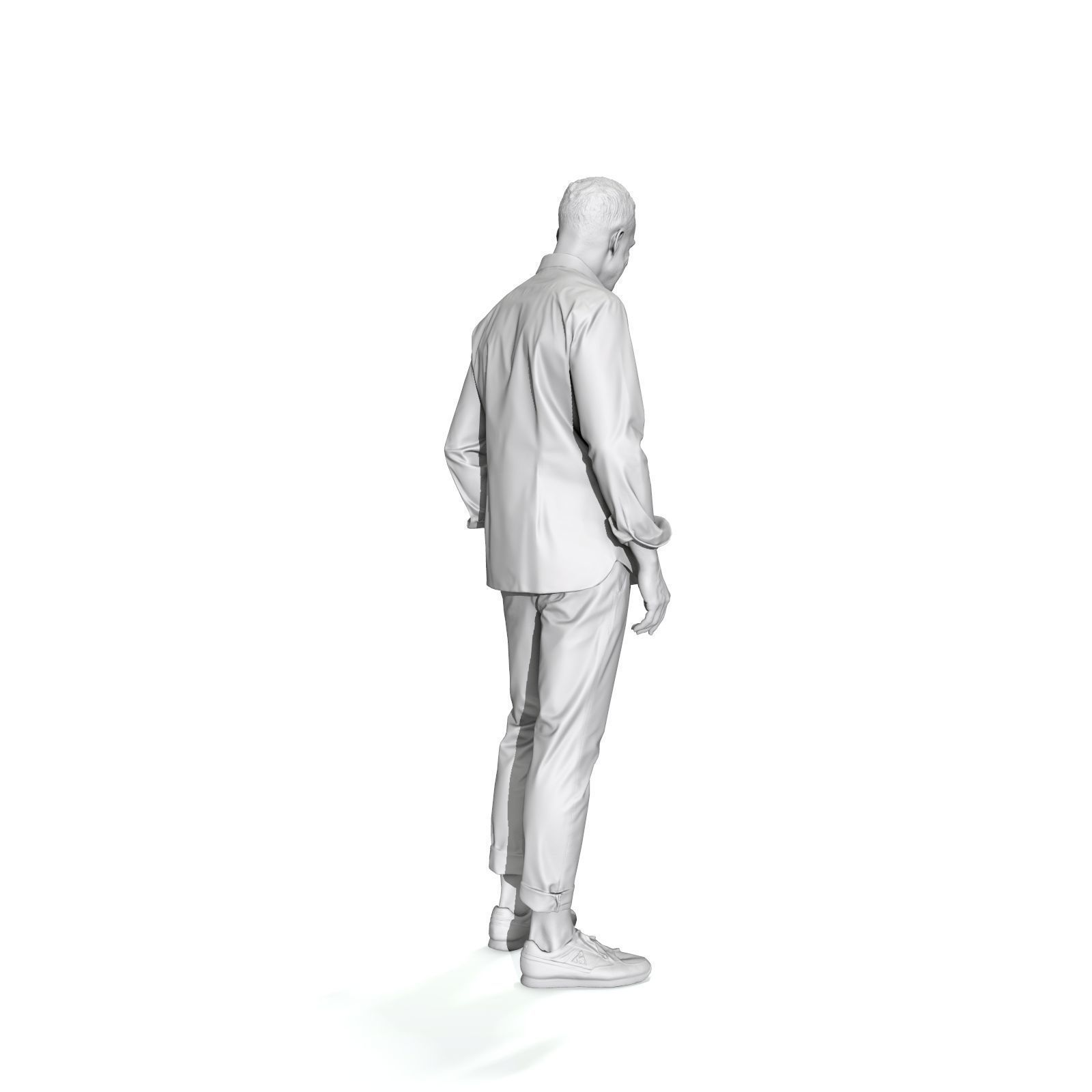 Standing Smiling Casual Man  CMan0337-HD2-O01P01-S 3D Model 3D model_13