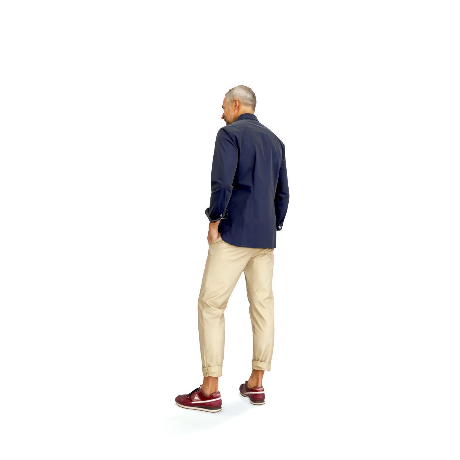 Standing Smiling Casual Man  CMan0337-HD2-O01P01-S 3D Model 3D model_18