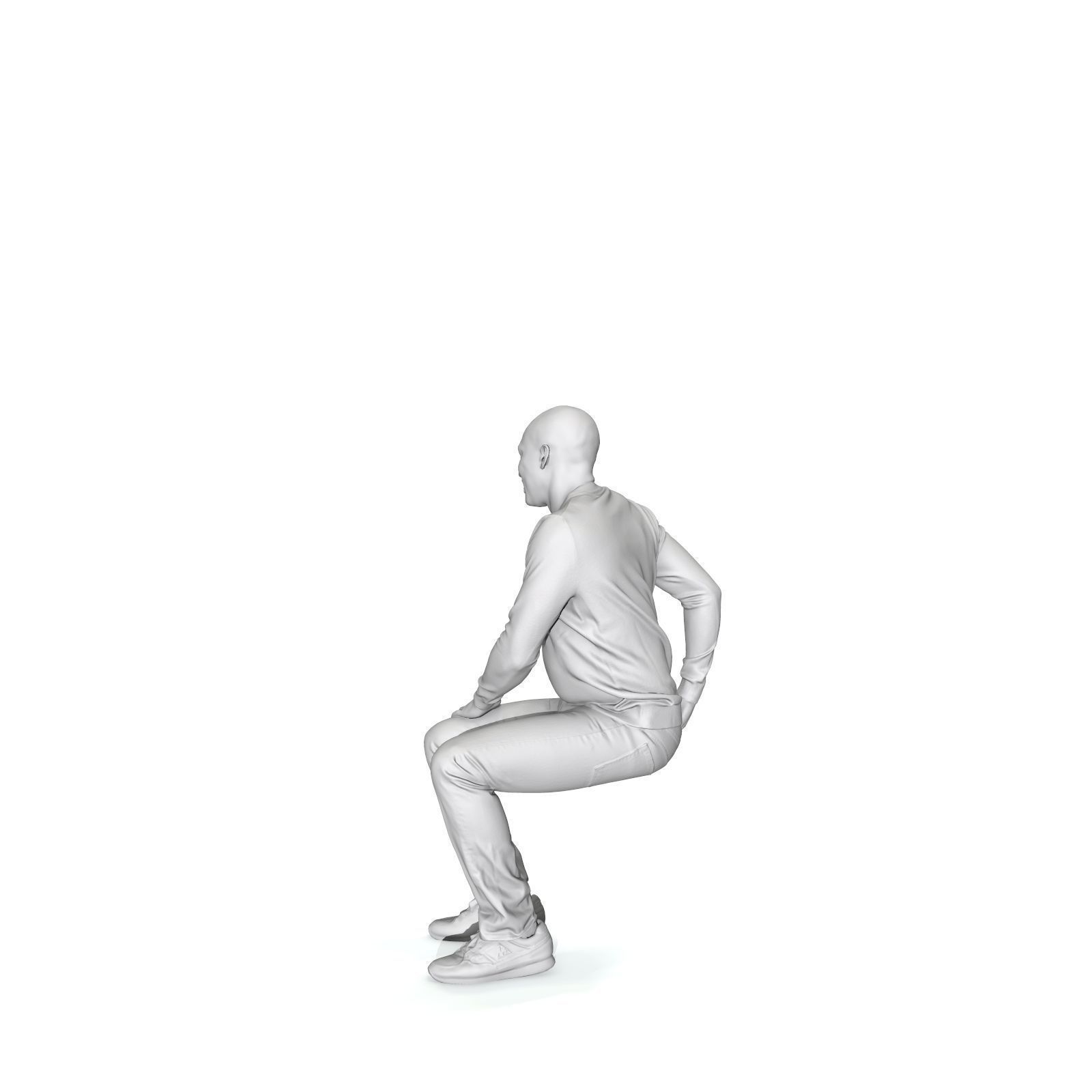 Sitting Smiling Man with Grey Sweater CMan0335-HD2-O01P01-S 3D model_73