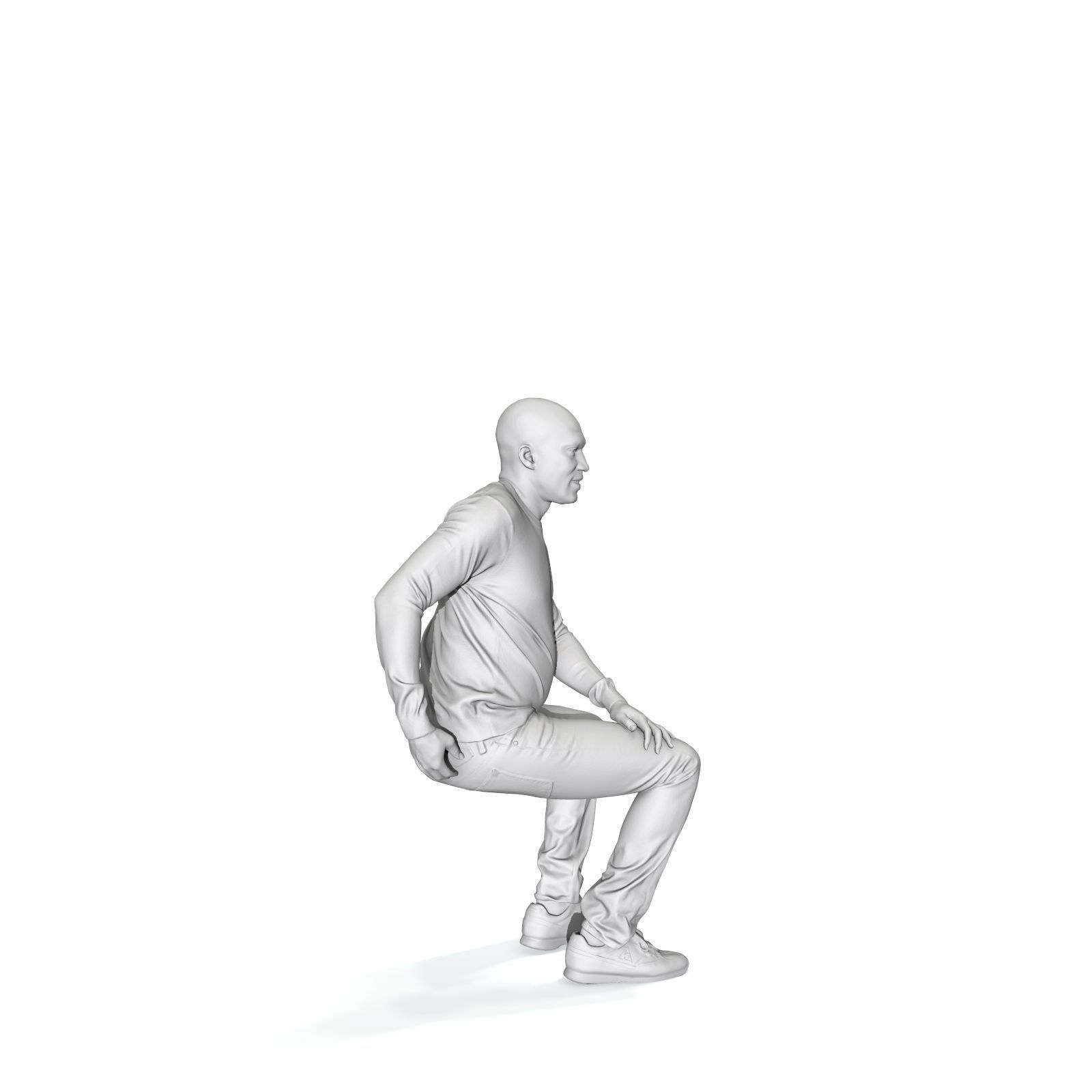 Sitting Smiling Man with Grey Sweater CMan0335-HD2-O01P01-S 3D model_71