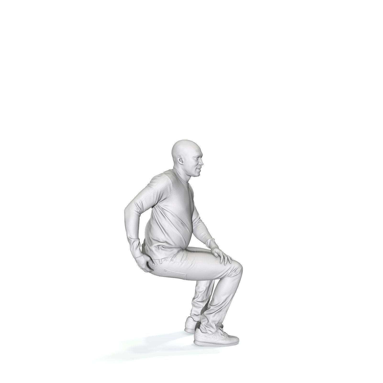 Sitting Smiling Man with Grey Sweater CMan0335-HD2-O01P01-S 3D model_58