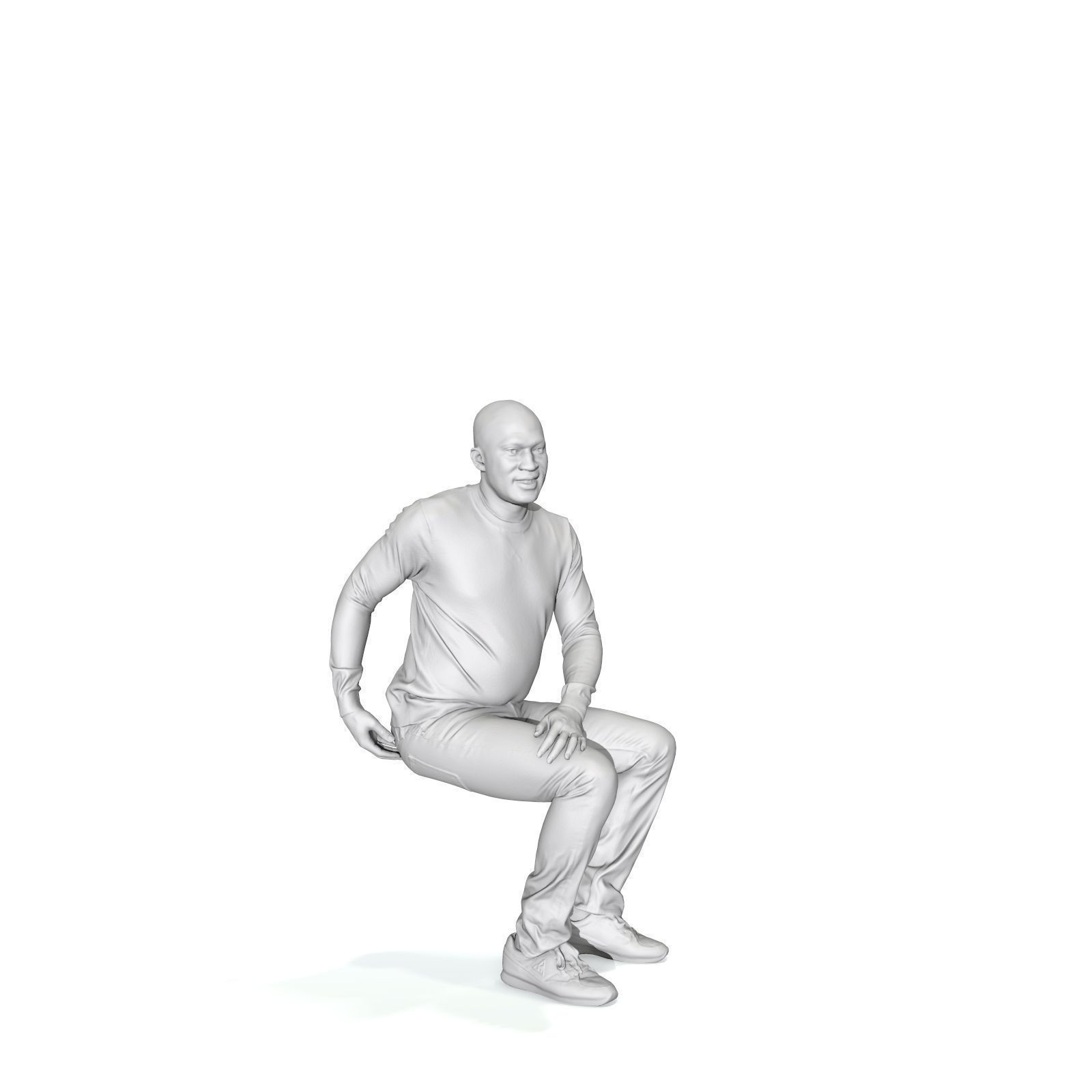 Sitting Smiling Man with Grey Sweater CMan0335-HD2-O01P01-S 3D model_72