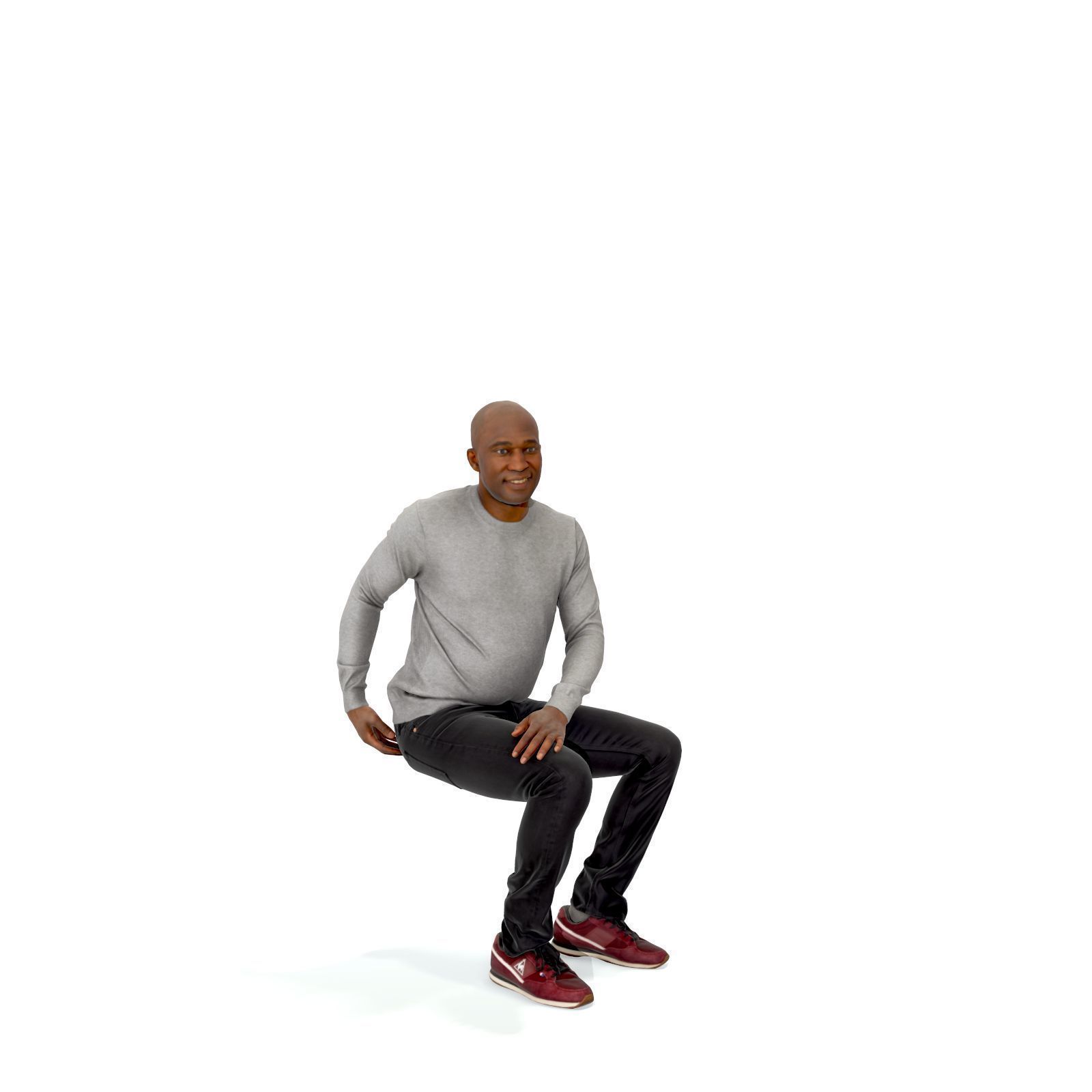 Sitting Smiling Man with Grey Sweater CMan0335-HD2-O01P01-S 3D model_45