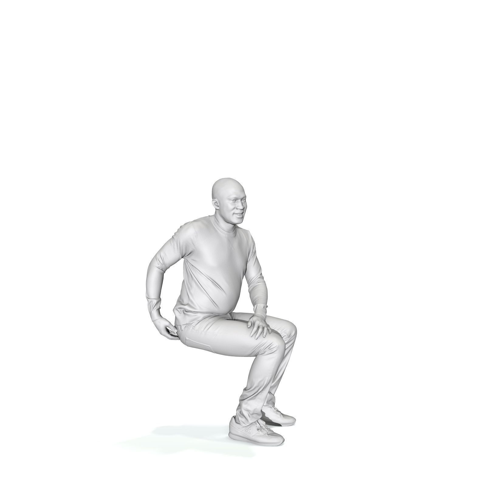 Sitting Smiling Man with Grey Sweater CMan0335-HD2-O01P01-S 3D model_27