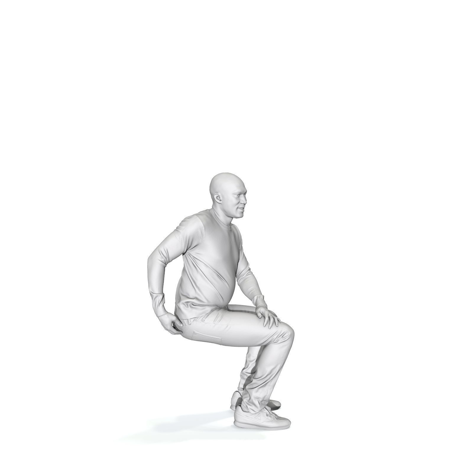 Sitting Smiling Man with Grey Sweater CMan0335-HD2-O01P01-S 3D model_64