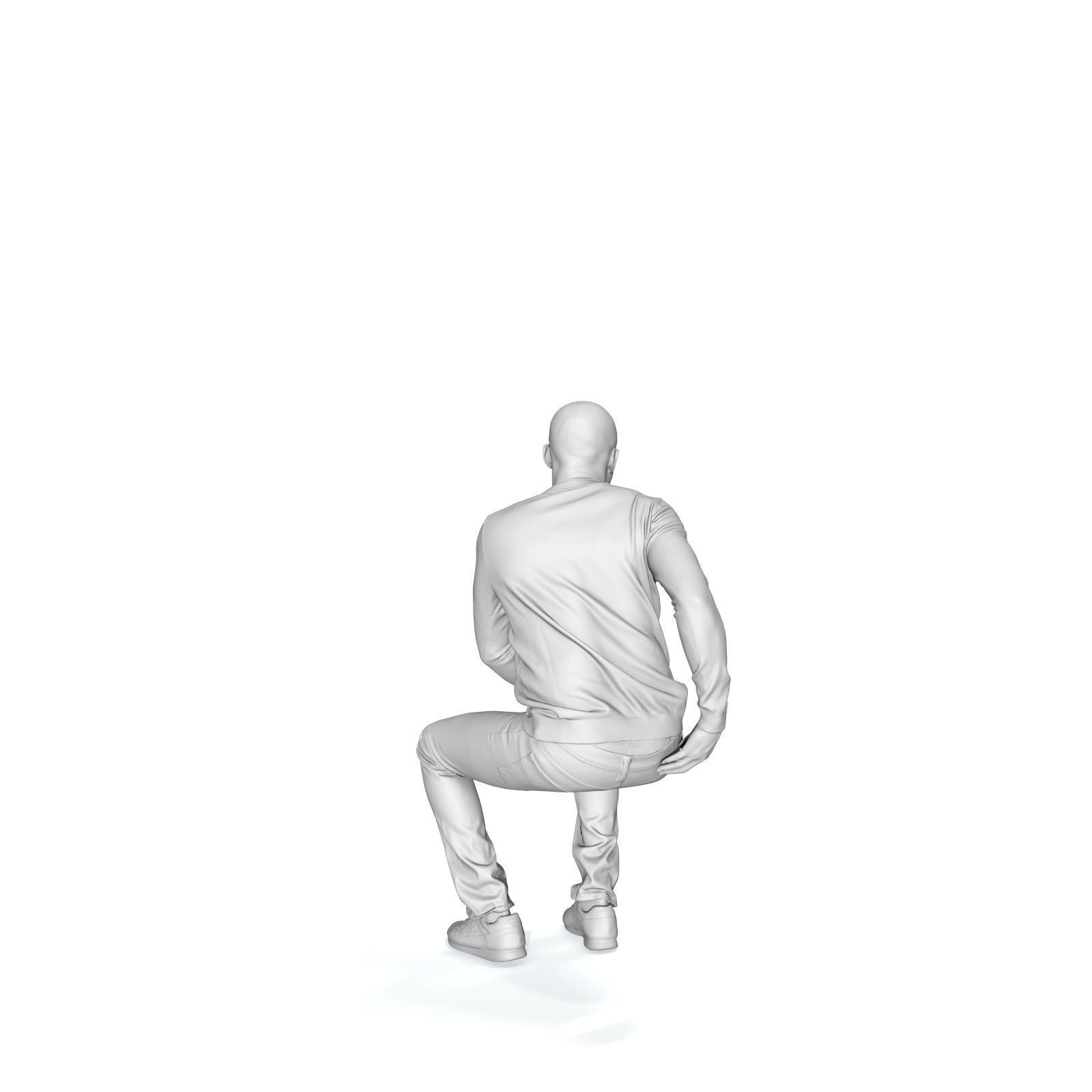 Sitting Smiling Man with Grey Sweater CMan0335-HD2-O01P01-S 3D model_22