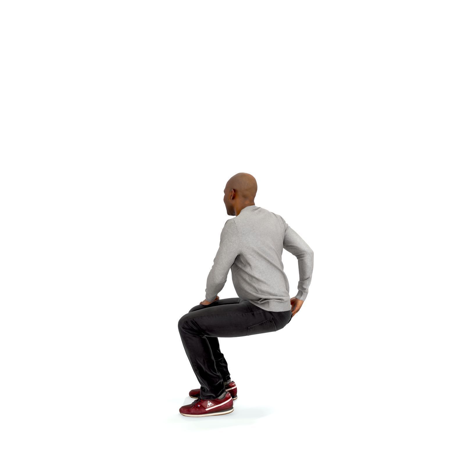 Sitting Smiling Man with Grey Sweater CMan0335-HD2-O01P01-S 3D model_33