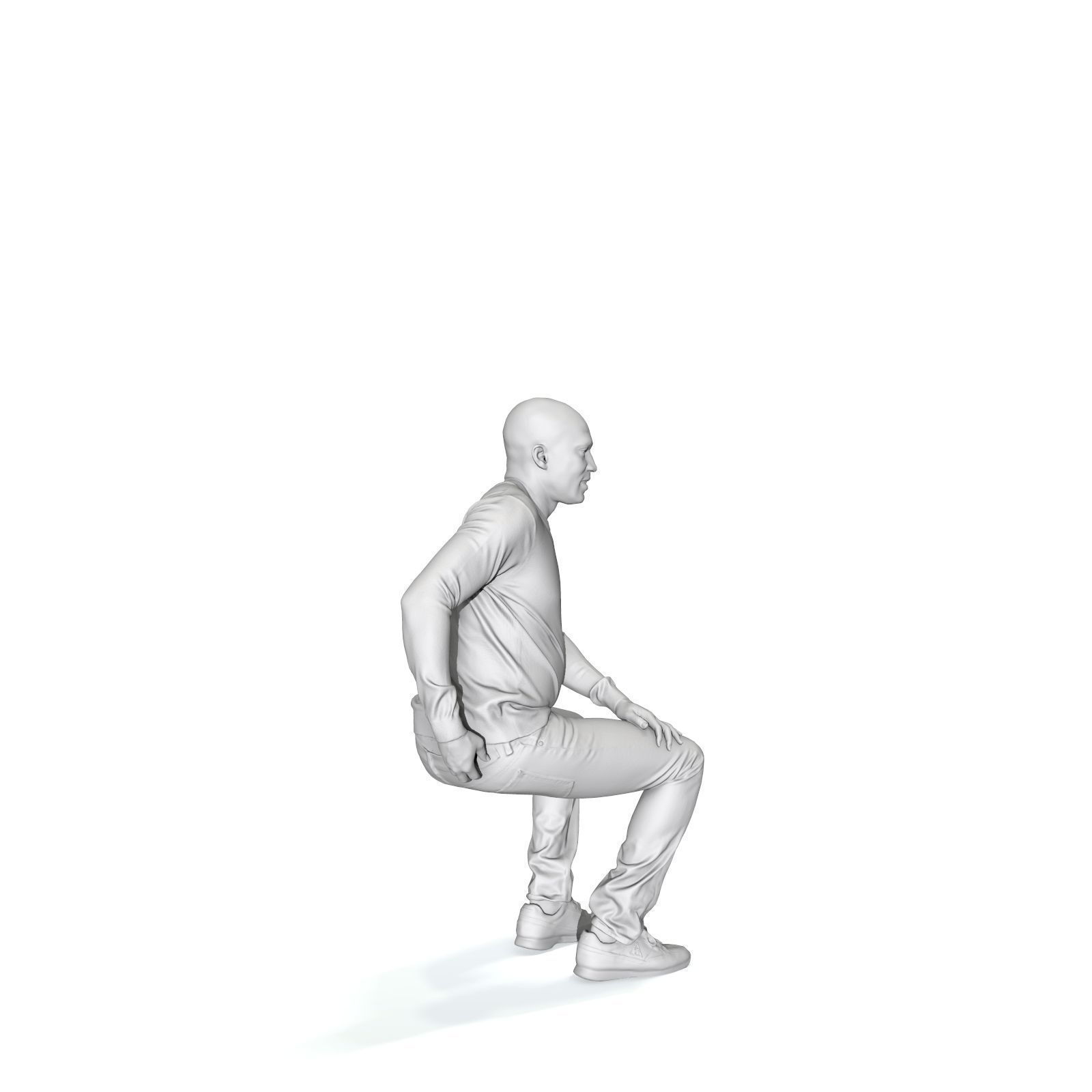 Sitting Smiling Man with Grey Sweater CMan0335-HD2-O01P01-S 3D model_62