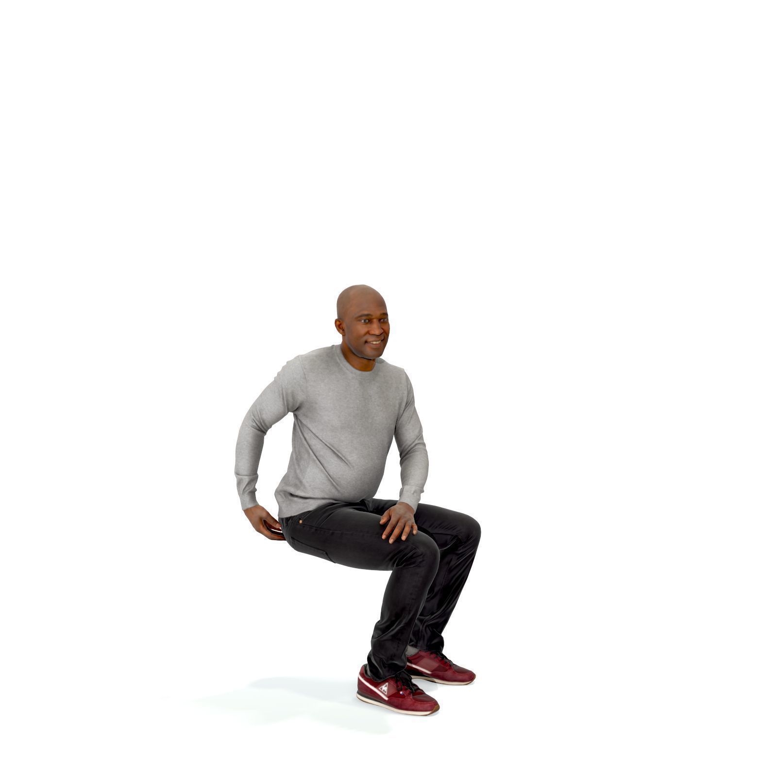 Sitting Smiling Man with Grey Sweater CMan0335-HD2-O01P01-S 3D model_44