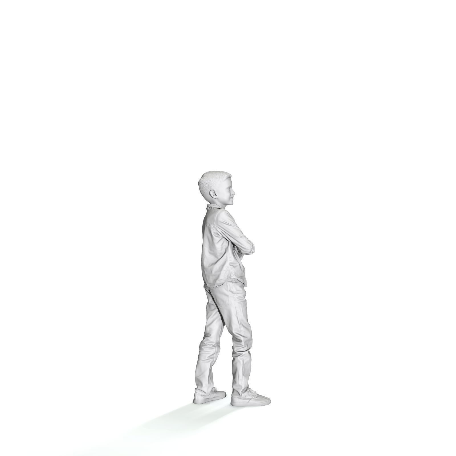  Standing Smiling Boy with a Shirt CBoy0301-HD2-O05P01-S 3D model_28