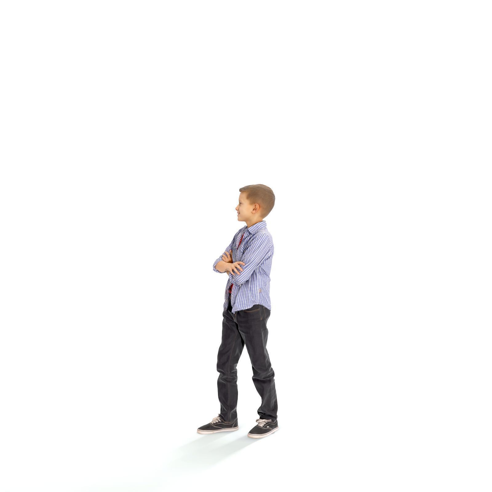  Standing Smiling Boy with a Shirt CBoy0301-HD2-O05P01-S 3D model_33