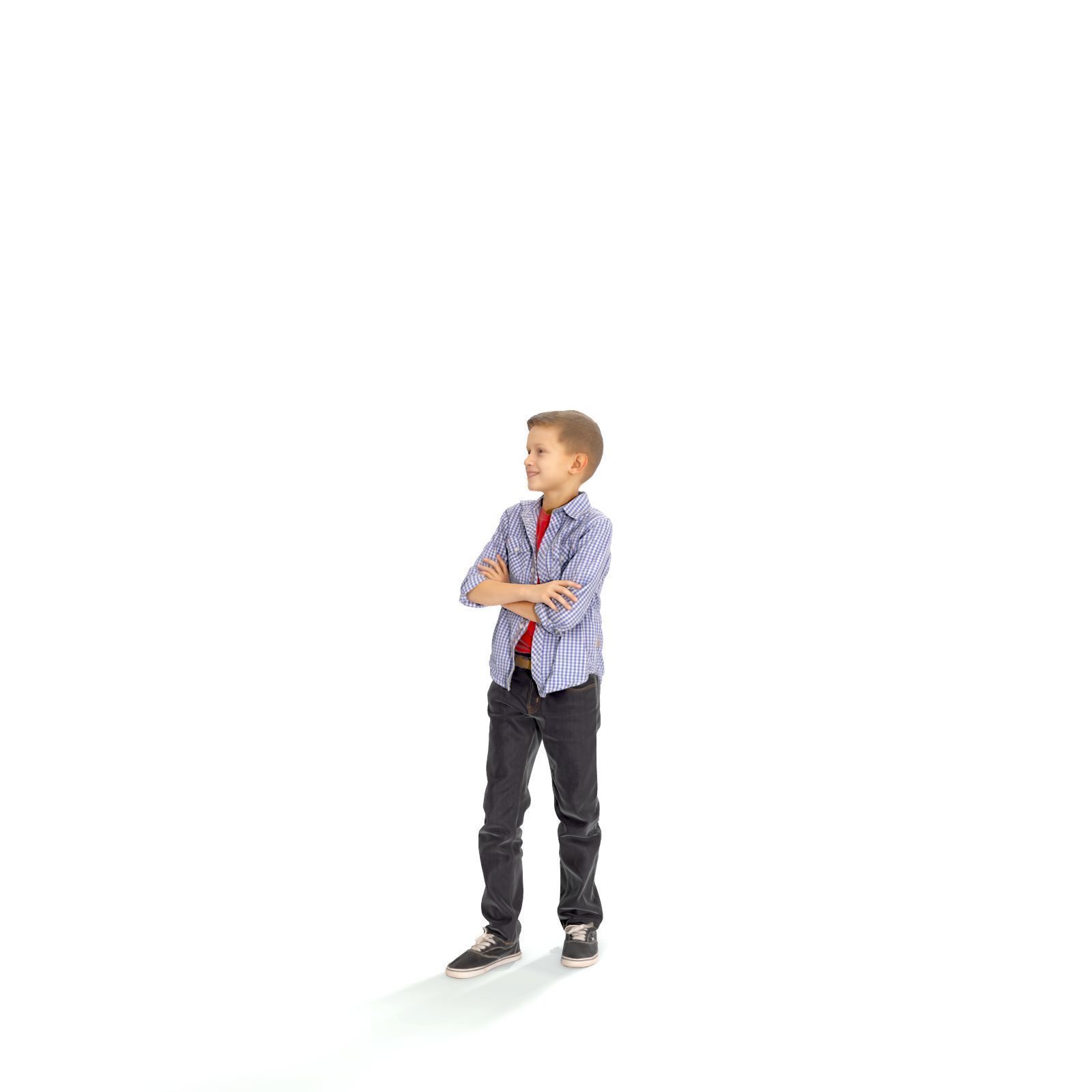  Standing Smiling Boy with a Shirt CBoy0301-HD2-O05P01-S 3D model_51