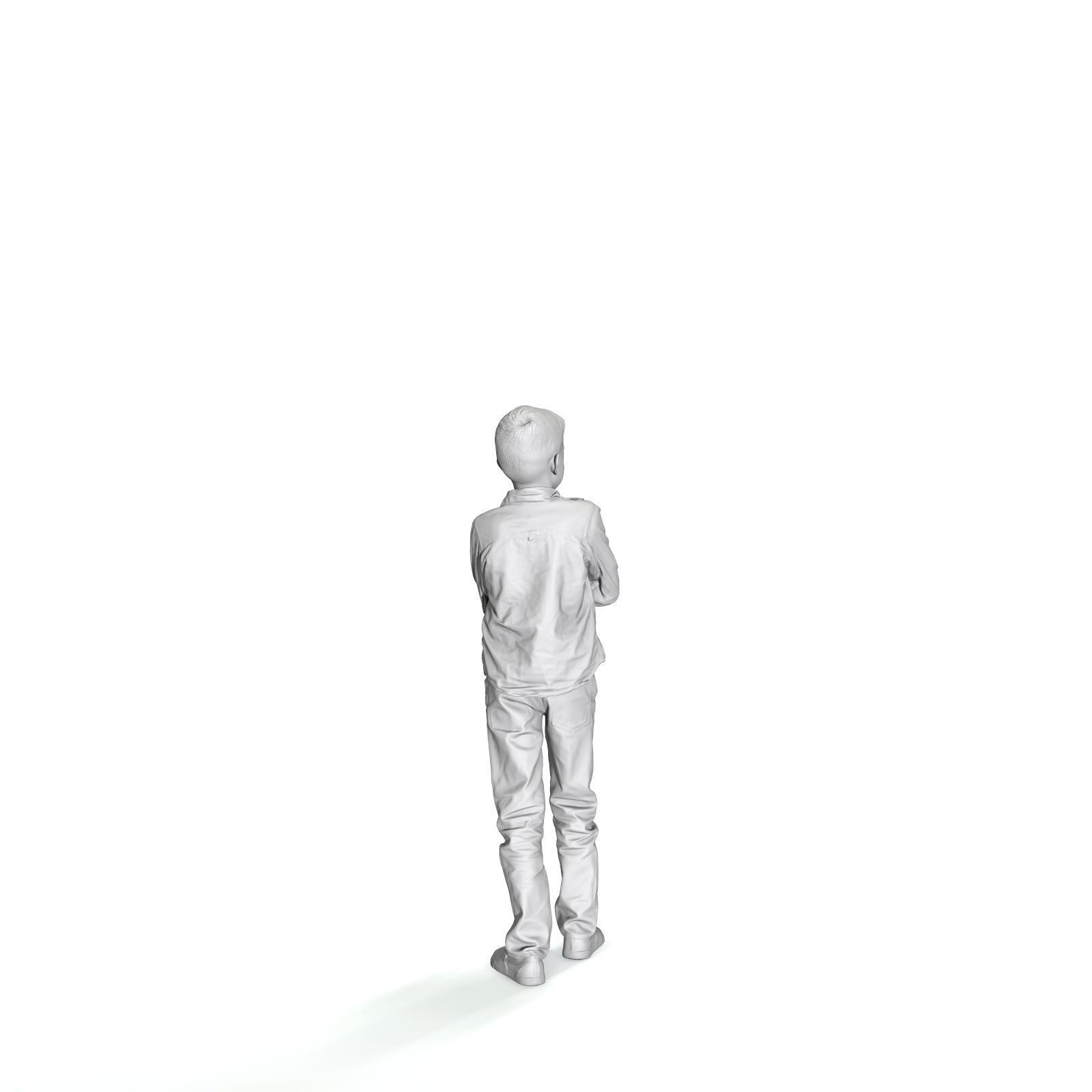  Standing Smiling Boy with a Shirt CBoy0301-HD2-O05P01-S 3D model_58