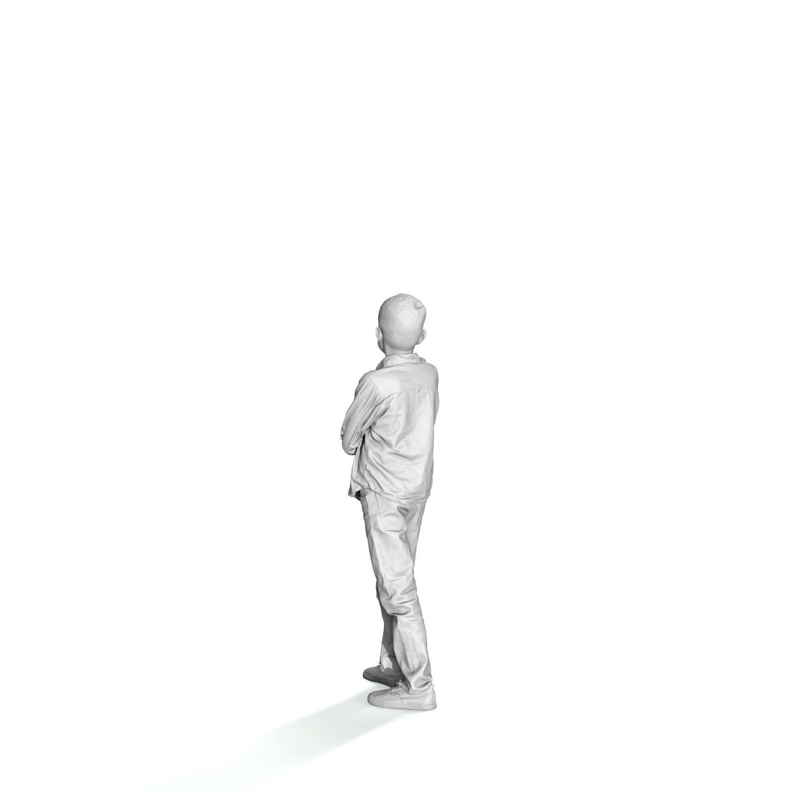  Standing Smiling Boy with a Shirt CBoy0301-HD2-O05P01-S 3D model_42