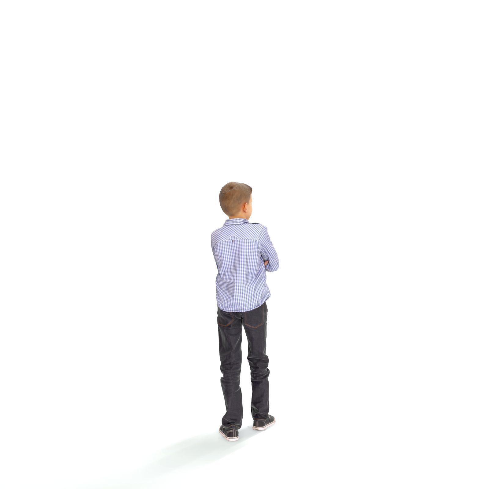  Standing Smiling Boy with a Shirt CBoy0301-HD2-O05P01-S 3D model_53