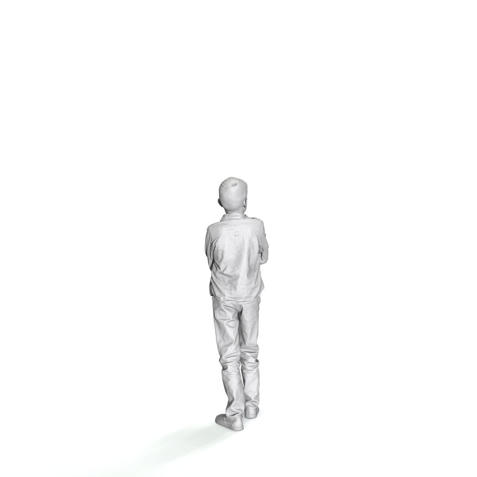  Standing Smiling Boy with a Shirt CBoy0301-HD2-O05P01-S 3D model_59