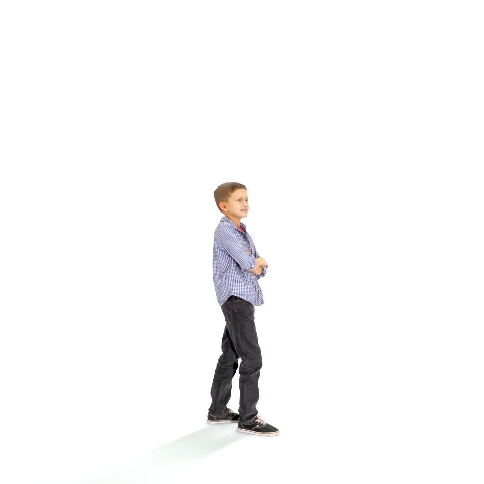  Standing Smiling Boy with a Shirt CBoy0301-HD2-O05P01-S 3D model_35