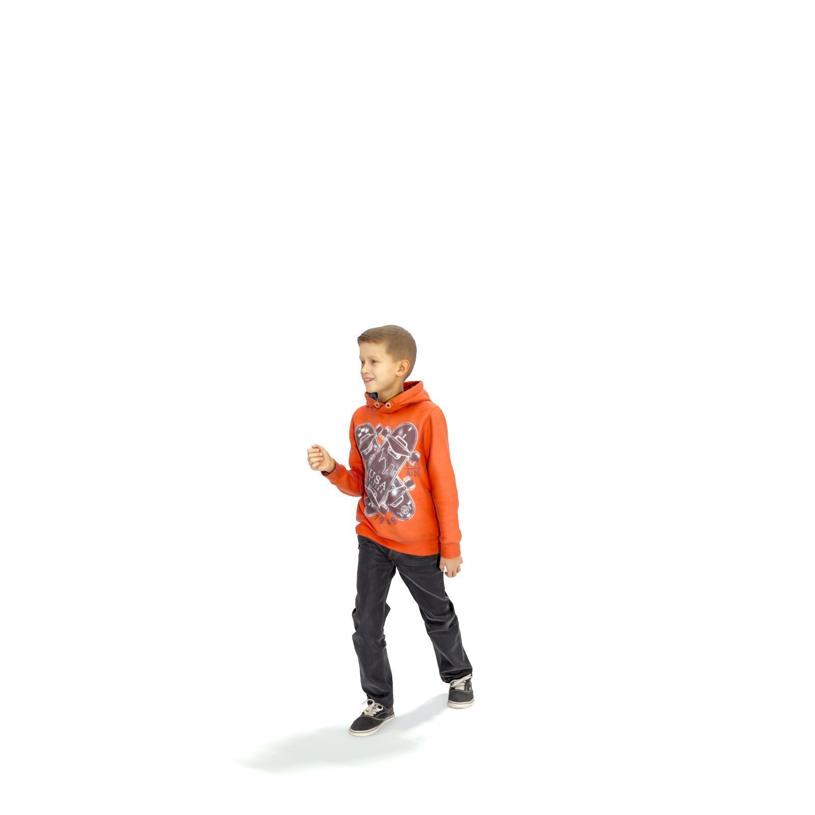 standing Boy with Orange Sweatshirt CBoy0301-HD2-O01P01-S 3D model_63