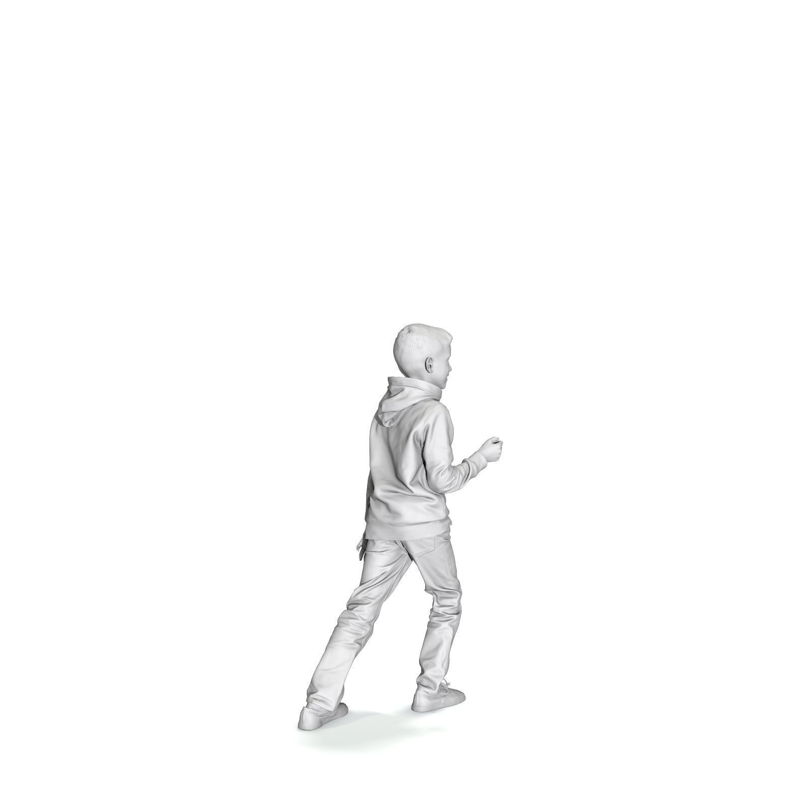 standing Boy with Orange Sweatshirt CBoy0301-HD2-O01P01-S 3D model_14