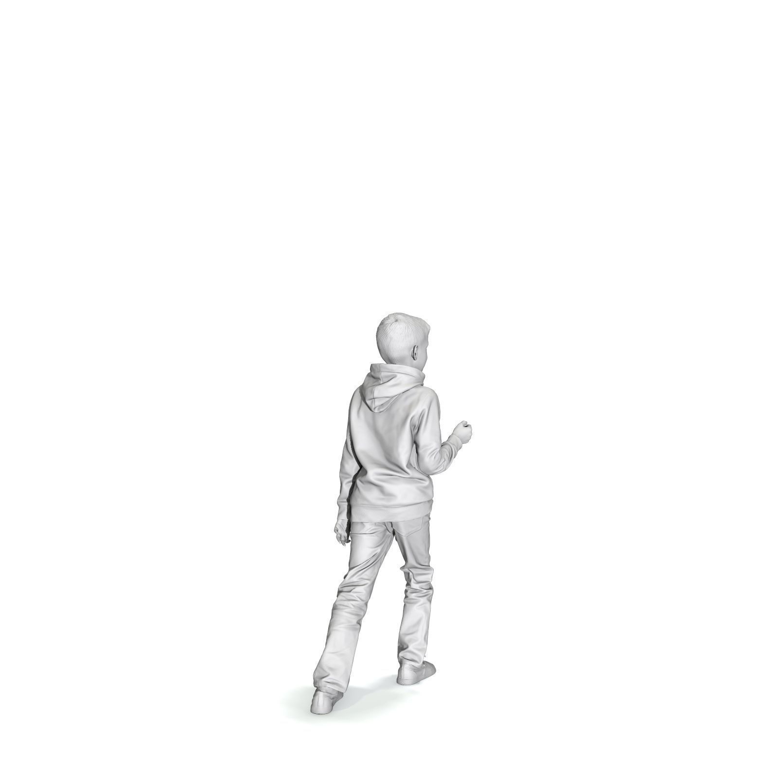 standing Boy with Orange Sweatshirt CBoy0301-HD2-O01P01-S 3D model_23
