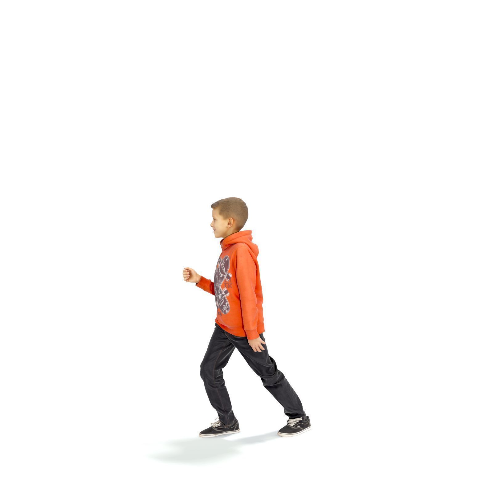 standing Boy with Orange Sweatshirt CBoy0301-HD2-O01P01-S 3D model_29