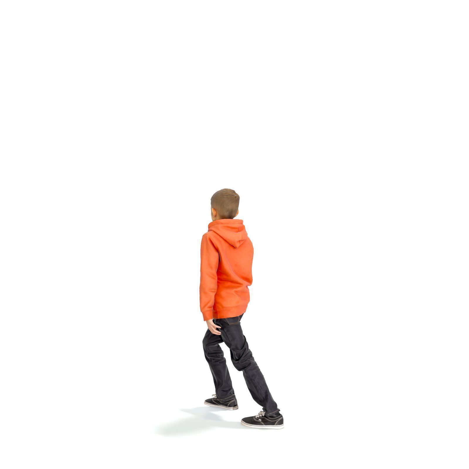 standing Boy with Orange Sweatshirt CBoy0301-HD2-O01P01-S 3D model_41