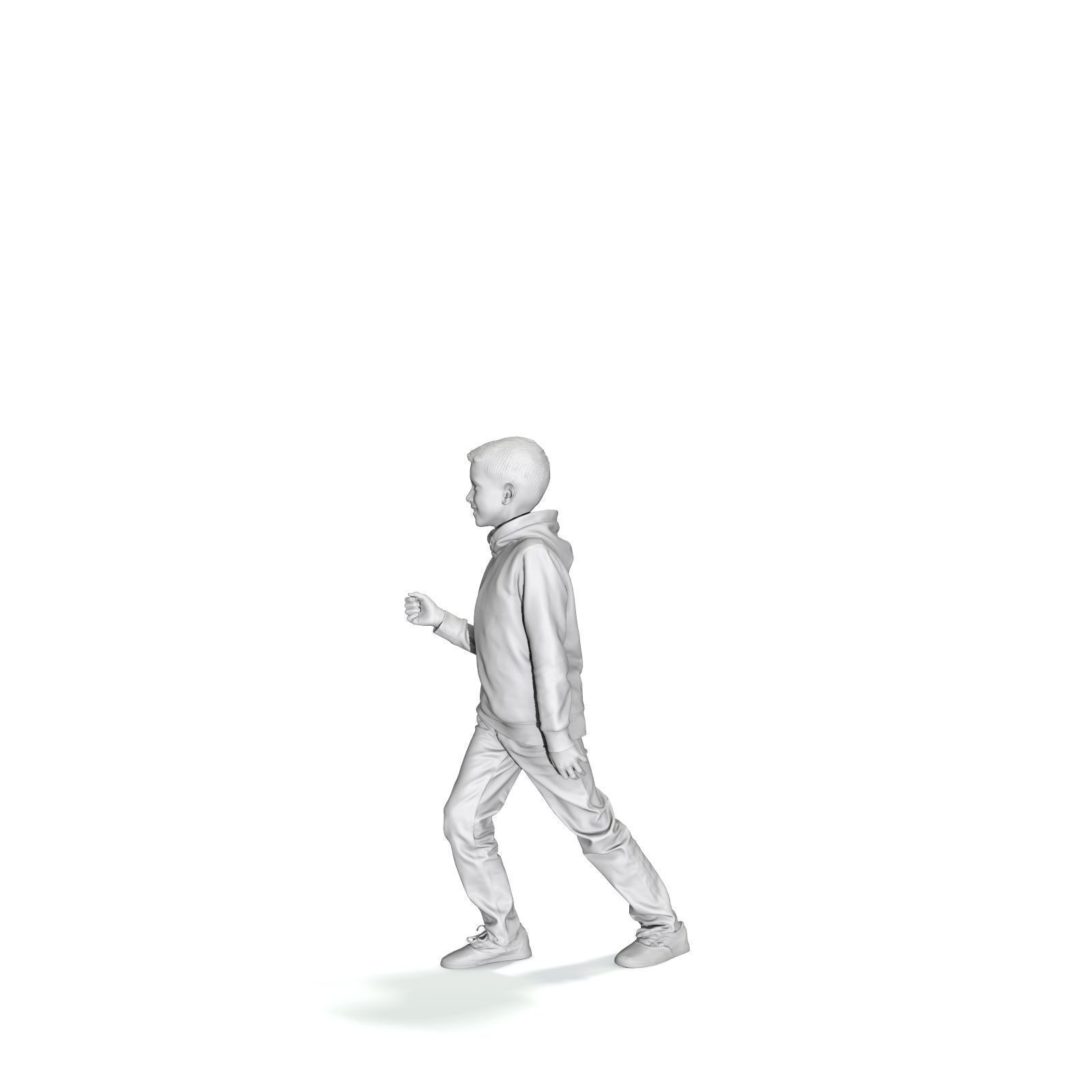 standing Boy with Orange Sweatshirt CBoy0301-HD2-O01P01-S 3D model_20