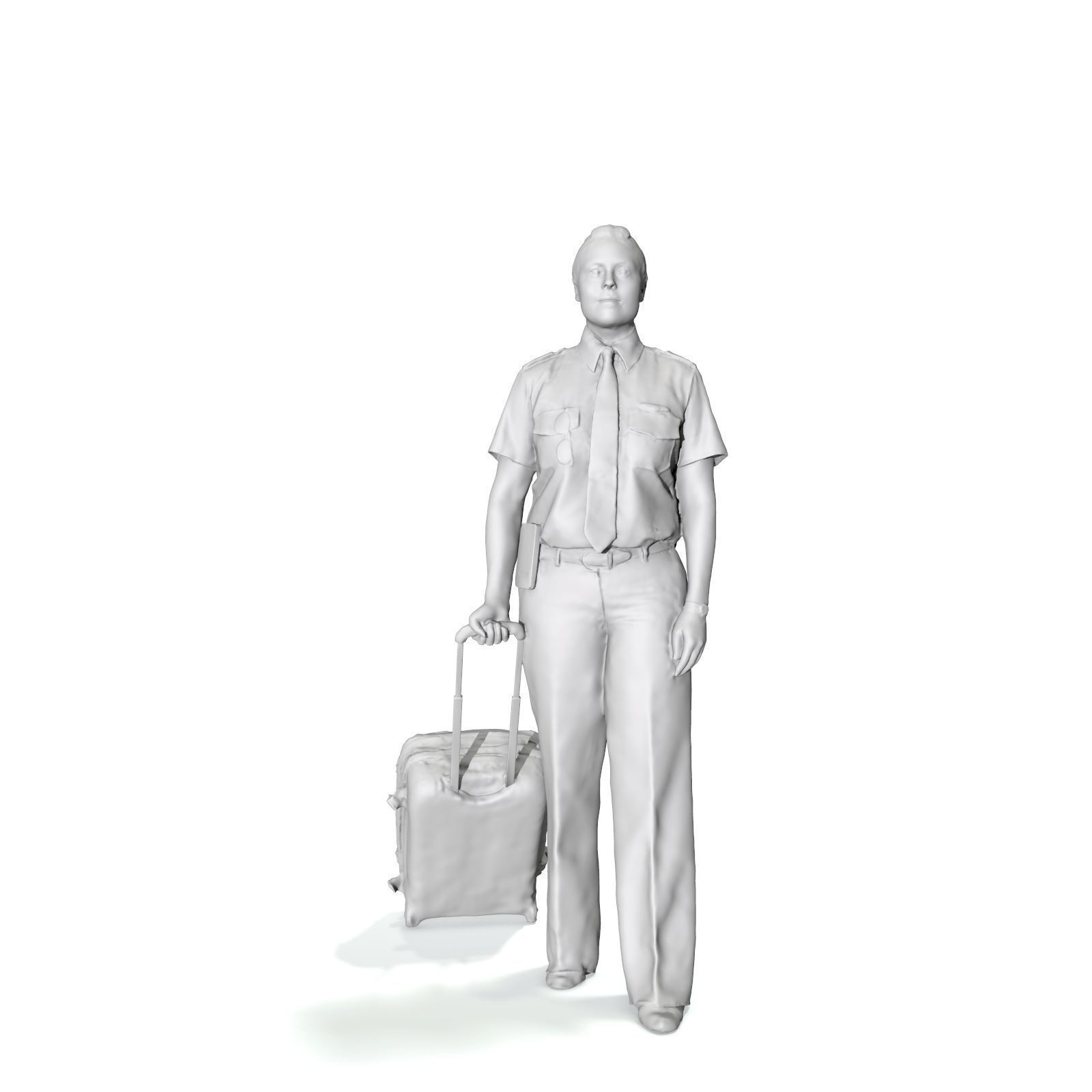 Traveling Woman with a Uniform WWom0200-HD2-O01P01-S 3D model_7