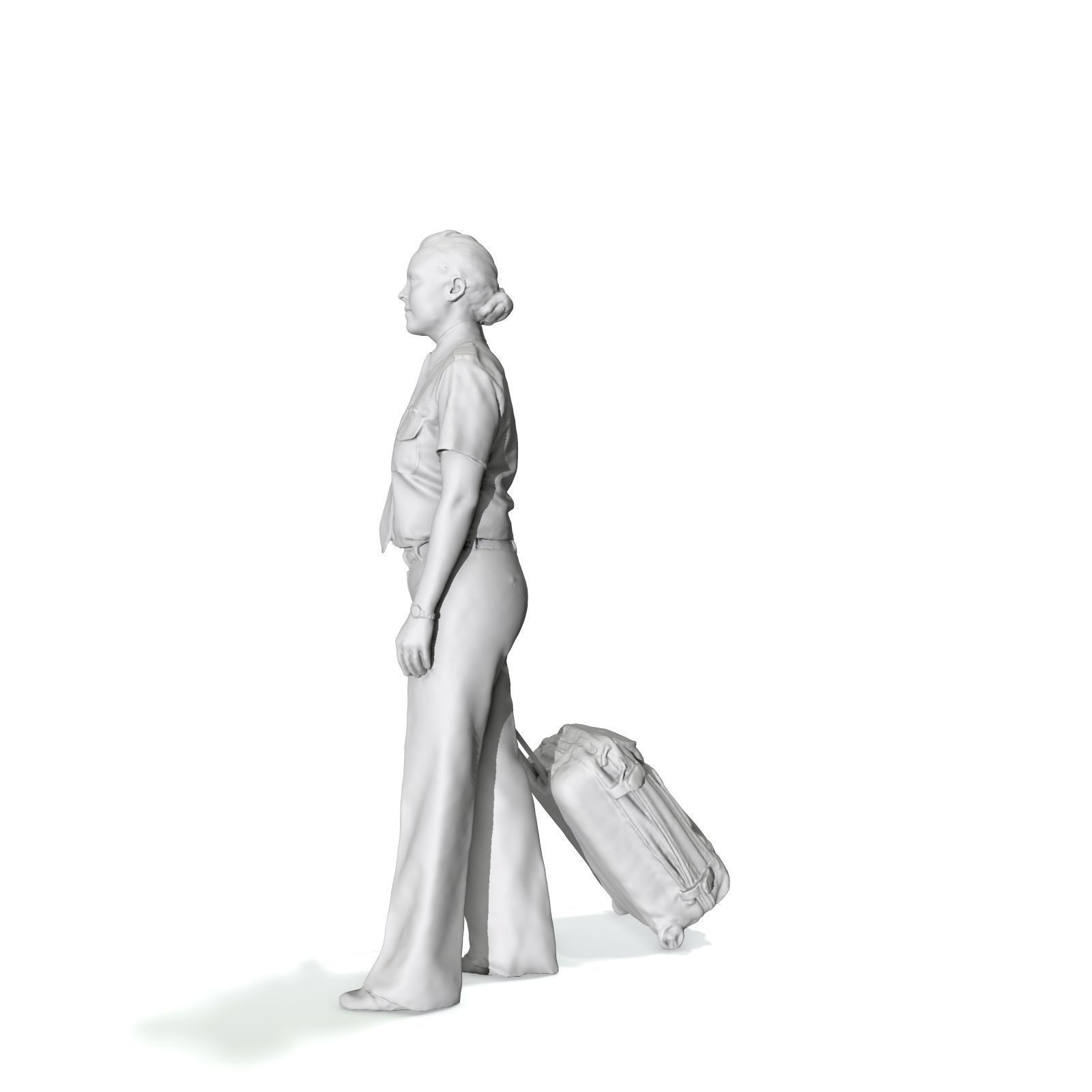 Traveling Woman with a Uniform WWom0200-HD2-O01P01-S 3D model_12
