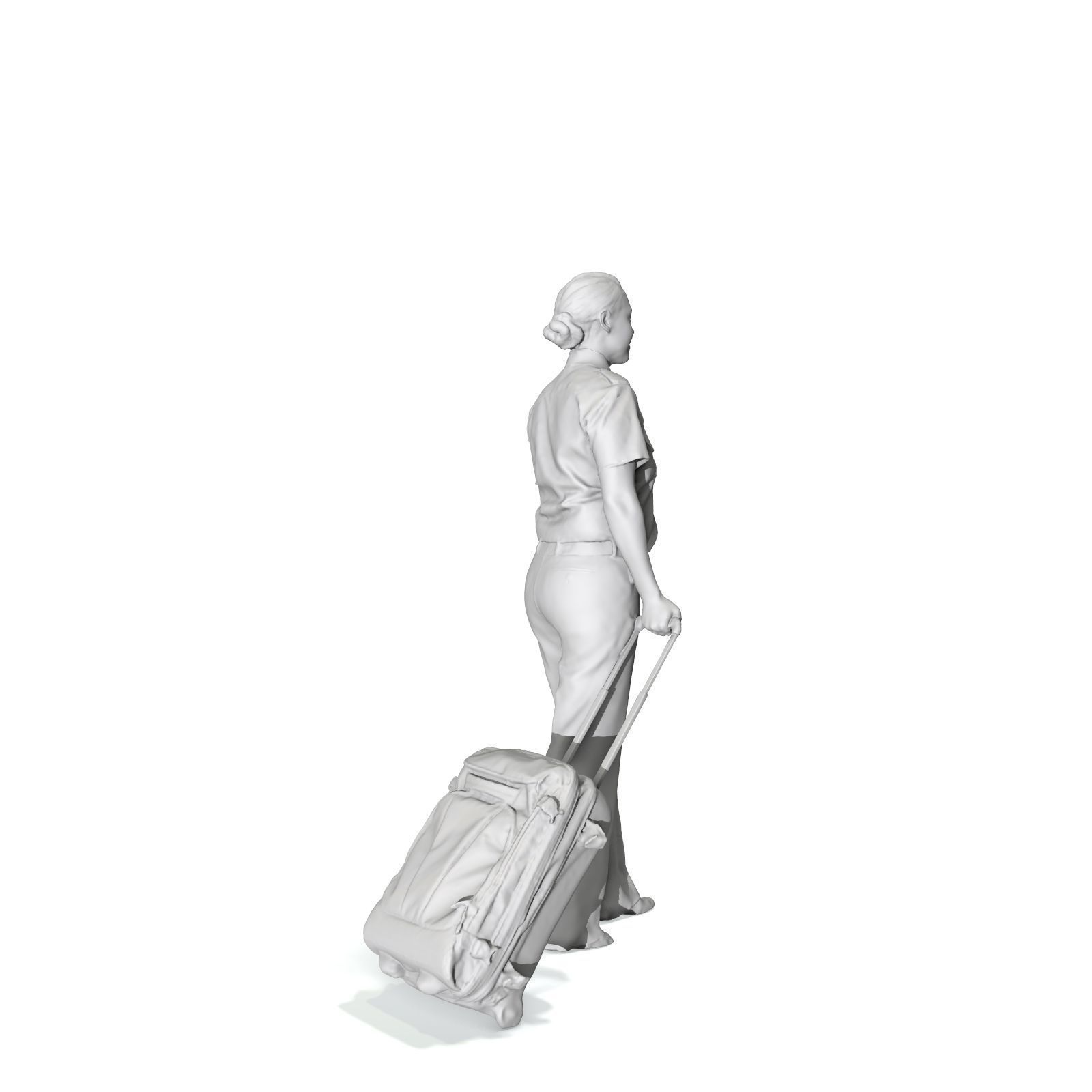Traveling Woman with a Uniform WWom0200-HD2-O01P01-S 3D model_29