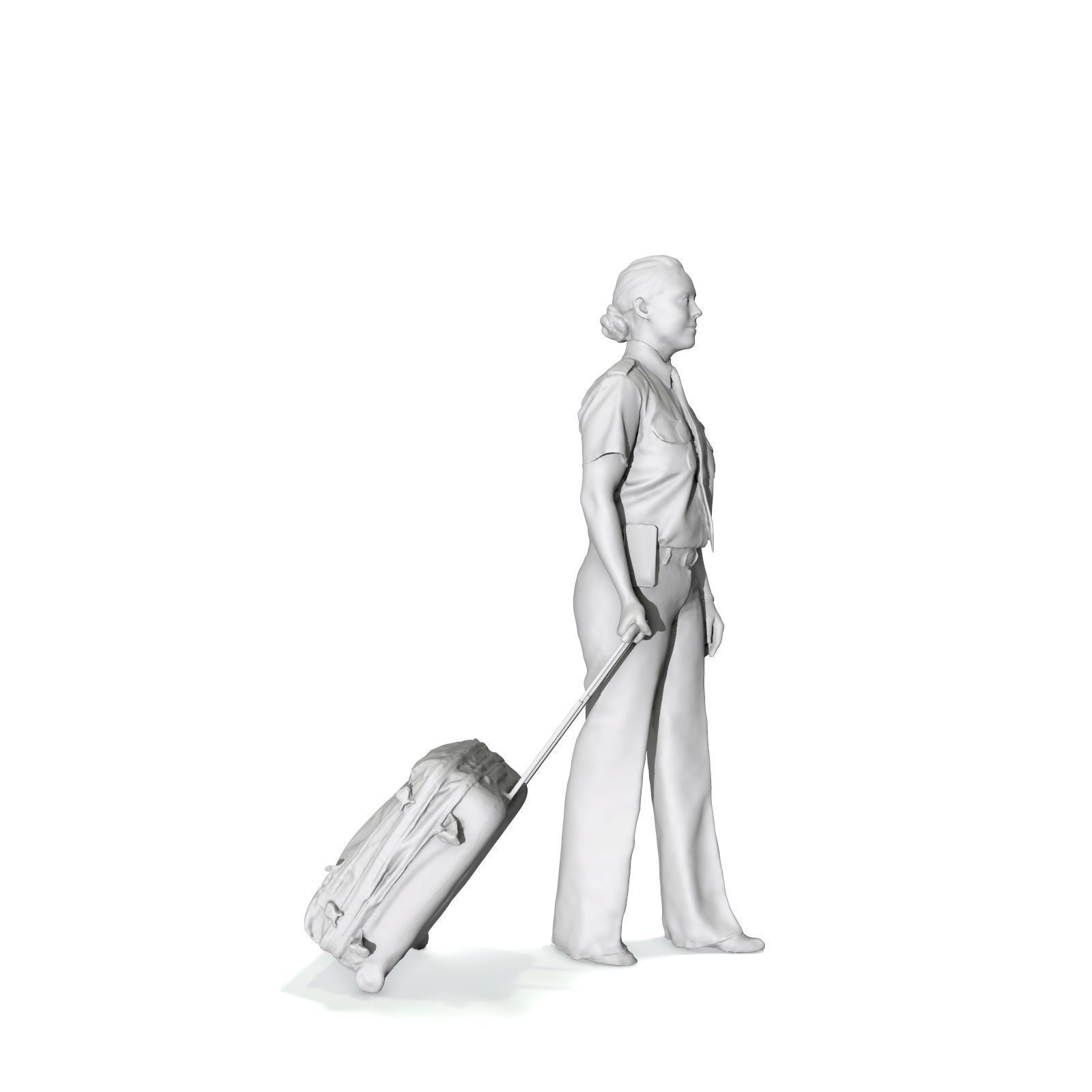 Traveling Woman with a Uniform WWom0200-HD2-O01P01-S 3D model_13