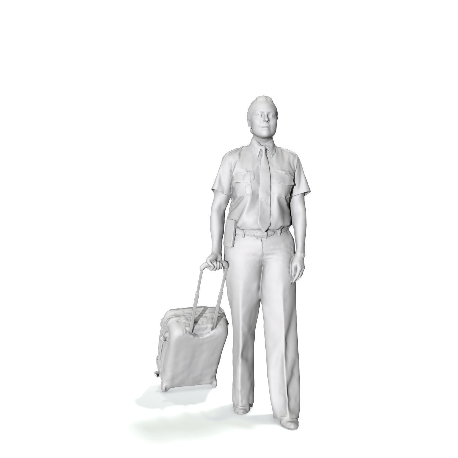 Traveling Woman with a Uniform WWom0200-HD2-O01P01-S 3D model_9