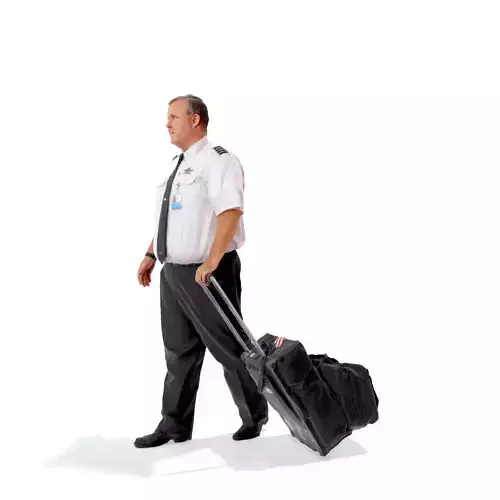 Traveling Man with Uniform WMan0201-HD2-O01P03-S 3D model