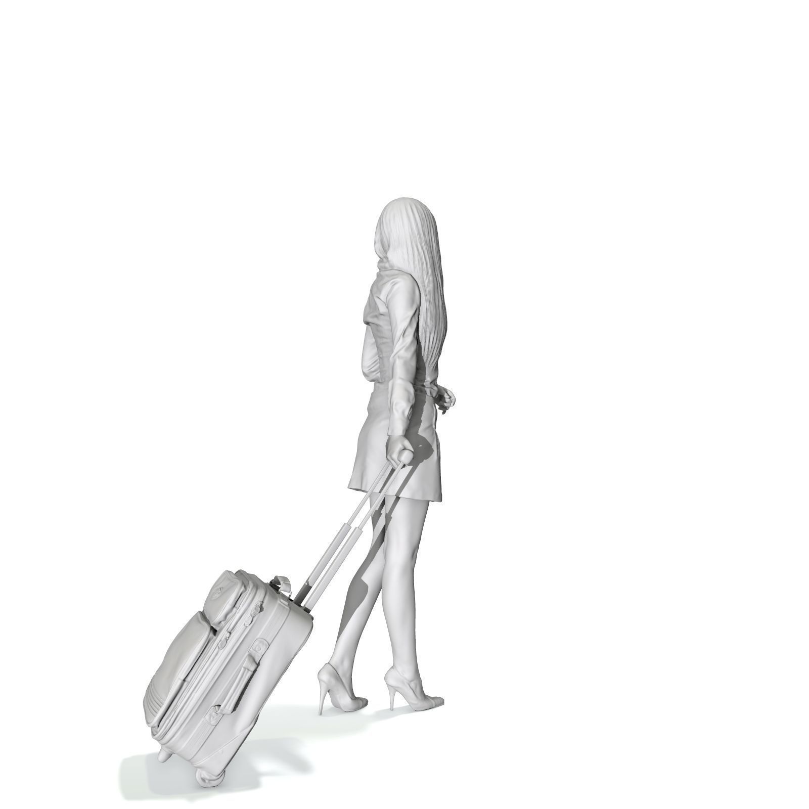 Traveling Woman with Black Skirt BWom0301-HD2-O01P01-S 3D model_5