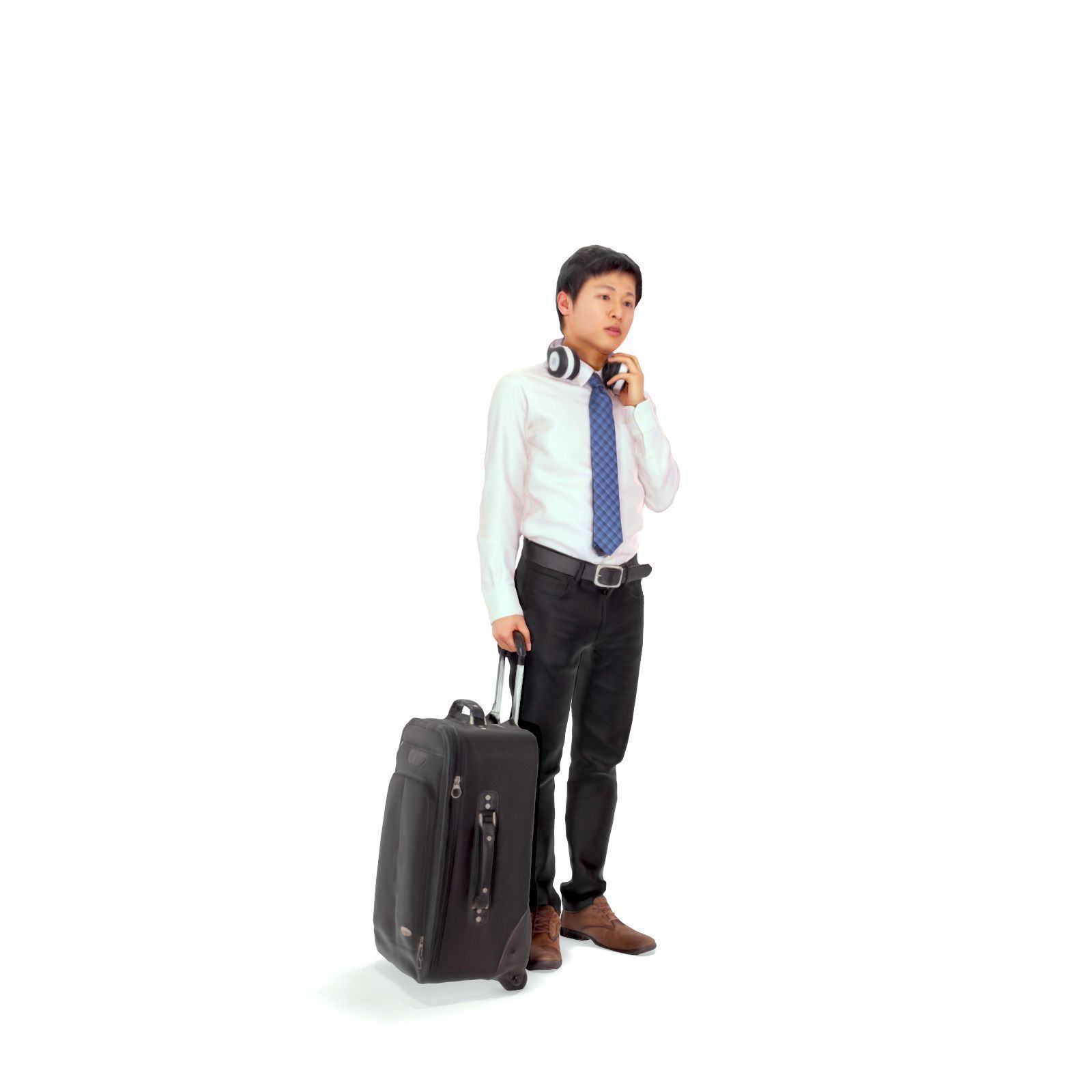 Traveling Man with Headphones CMan0212-HD2-O02P01-S 3D model_14