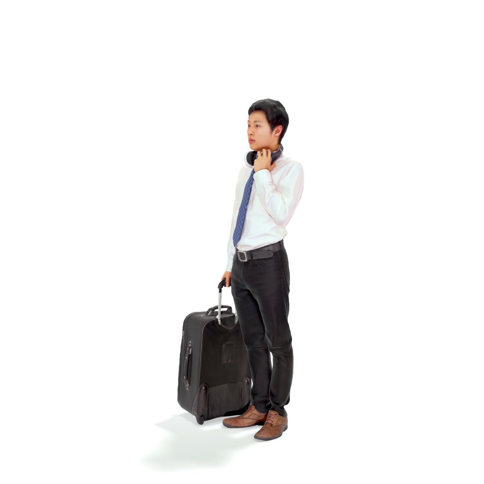 Traveling Man with Headphones CMan0212-HD2-O02P01-S 3D model_2