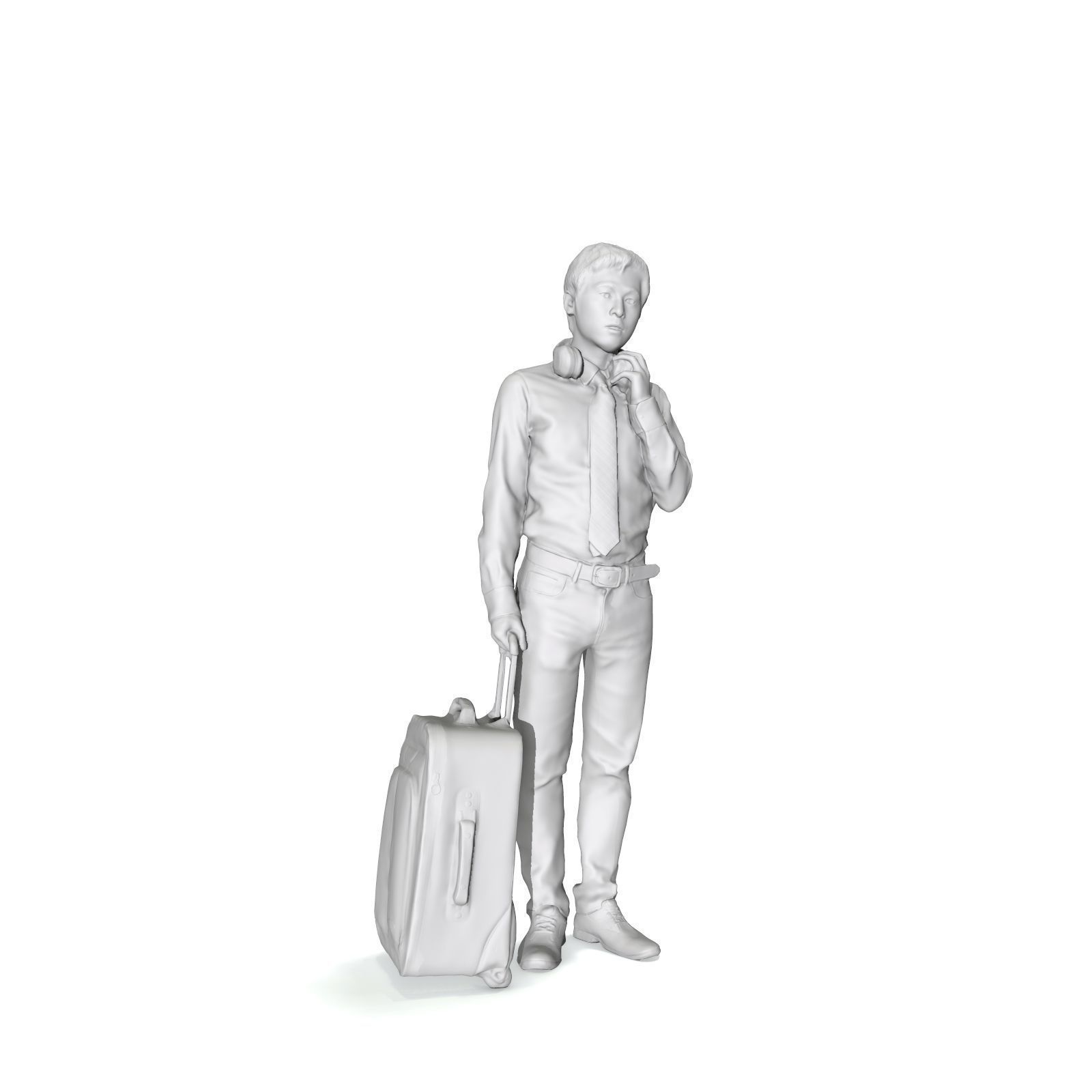 Traveling Man with Headphones CMan0212-HD2-O02P01-S 3D model_13