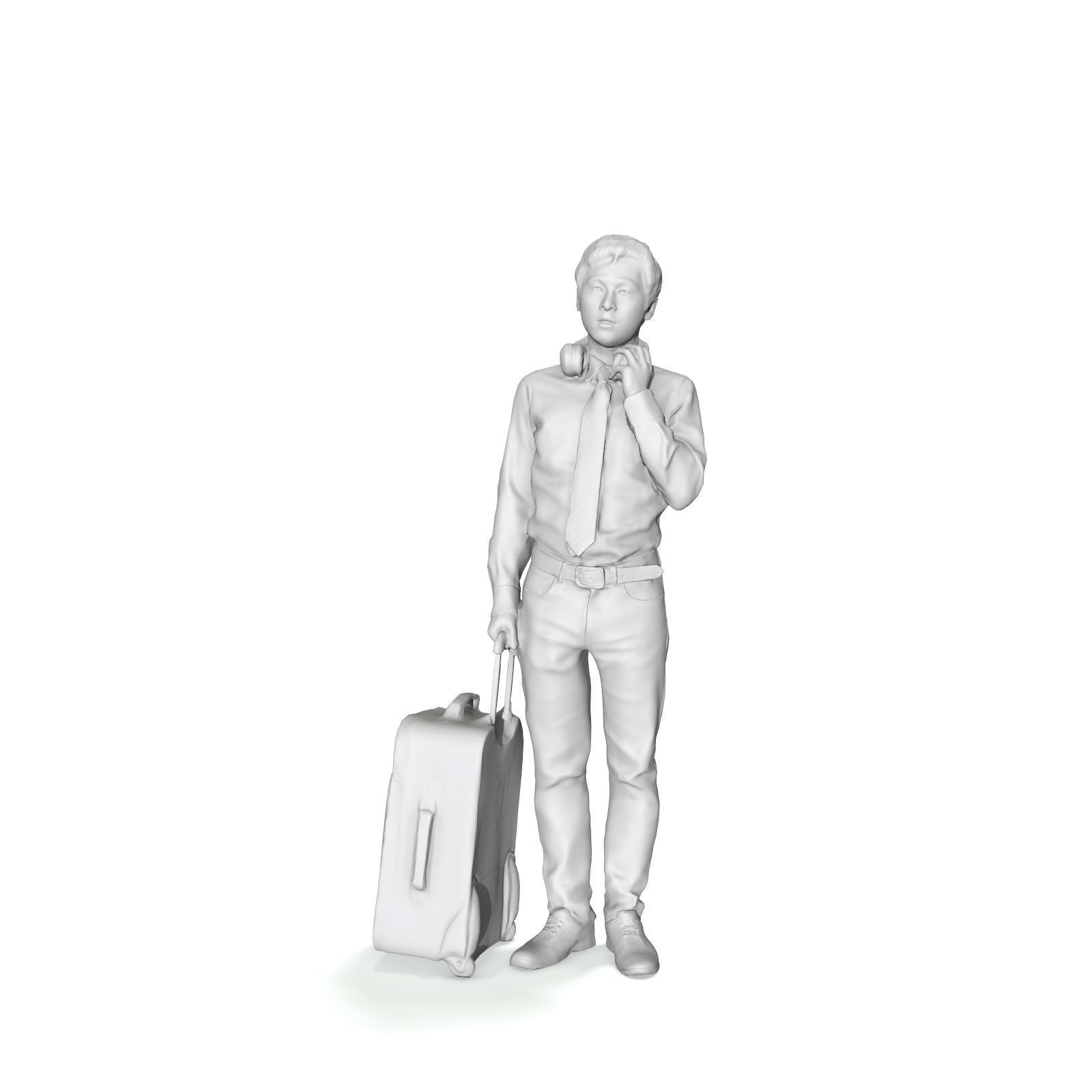 Traveling Man with Headphones CMan0212-HD2-O02P01-S 3D model_30