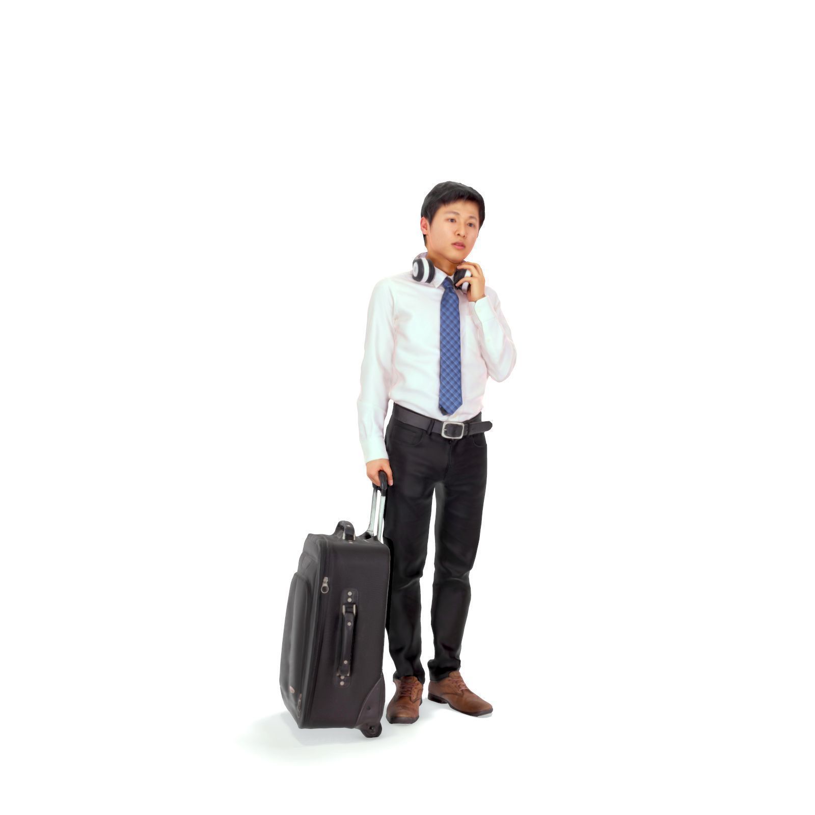 Traveling Man with Headphones CMan0212-HD2-O02P01-S 3D model_50