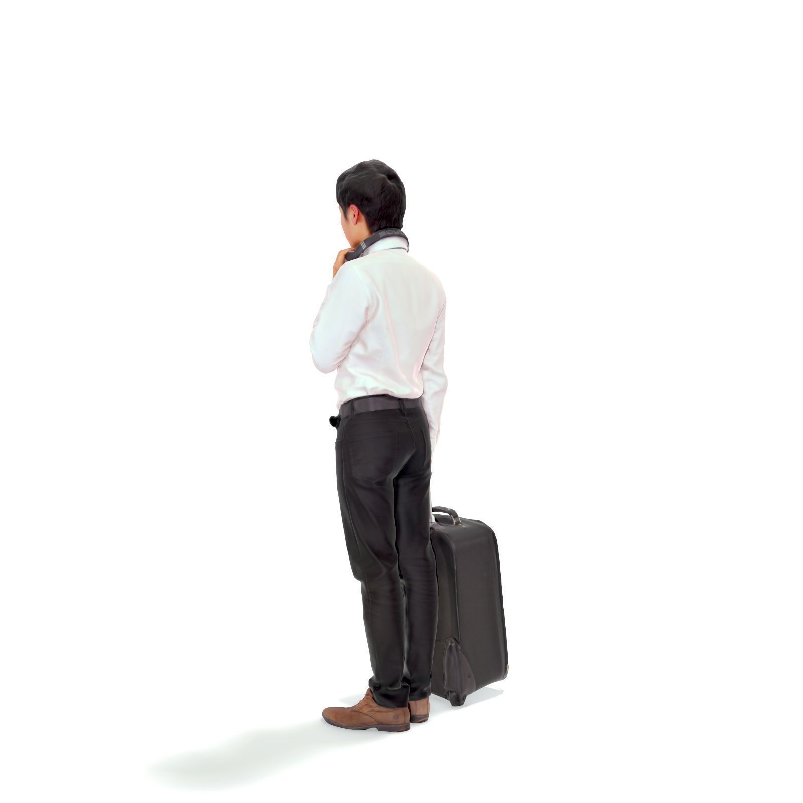 Traveling Man with Headphones CMan0212-HD2-O02P01-S 3D model_3