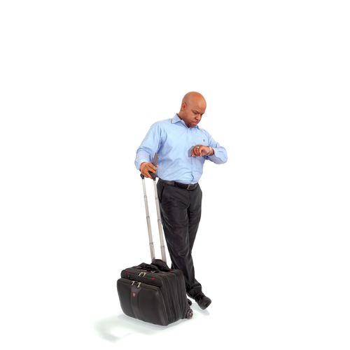 Traveling Man Looking at His Watch BMan0201-HD2-O03P03-S 3D model